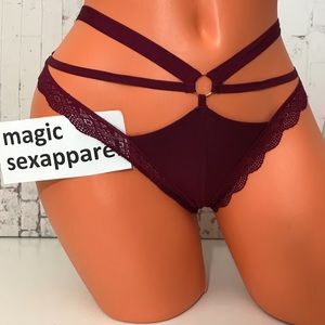 VS S M XL VERY SEXY STRAPPY CAGED CUT OUT CHEEKY